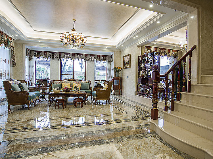 460平米聯排別墅歐式風格裝修案例