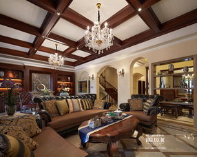 美式風(fēng)格武漢別墅裝修招商公園1872武漢別墅裝修 尚層裝飾