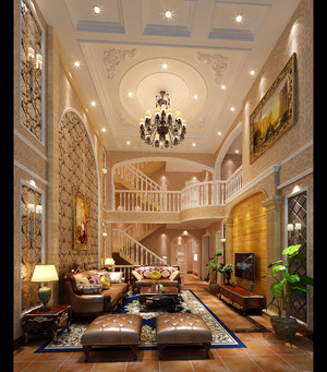 182平米別墅歐式風(fēng)格家裝裝修圖片設(shè)計(jì)-遂寧齊裝網(wǎng)裝修效果圖