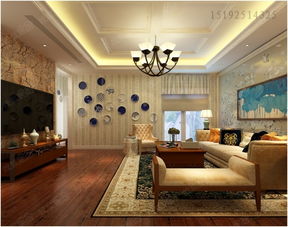 城陽別墅裝修,世茂意墅灣別墅歐式裝修案例