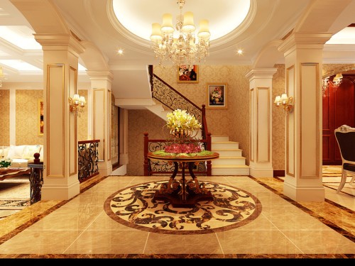 布魯斯別墅350㎡簡歐風(fēng)格,綠地布魯斯小鎮(zhèn)別墅簡歐風(fēng)格350平米五居室裝修設(shè)計圖片_樣板間_實景圖-搜房網(wǎng)裝修設(shè)計網(wǎng)