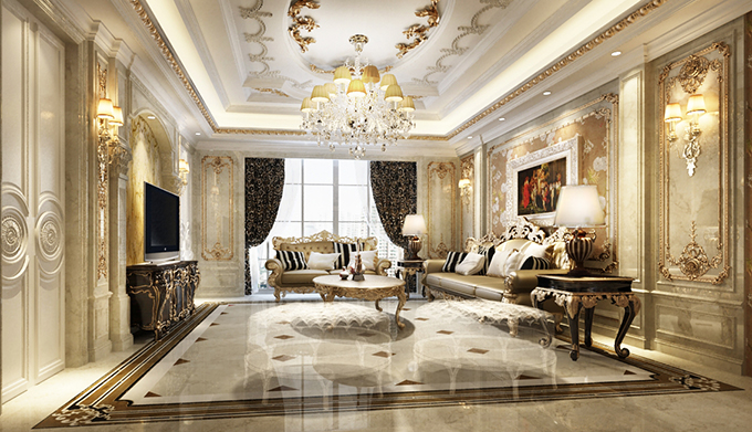 高端大氣上檔次簡歐風格別墅裝修案例分享