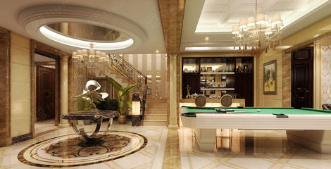 金地自在城裝修效果圖_聯(lián)排別墅裝修價格費用