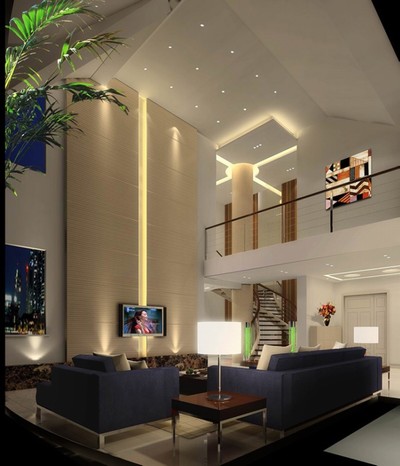 25款別墅客廳裝修效果圖 大秀豪氣風(fēng)格