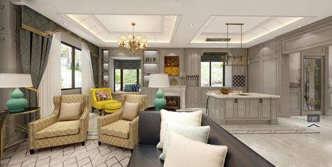 吳江別墅裝修效果圖_獨棟別墅裝修價格費用