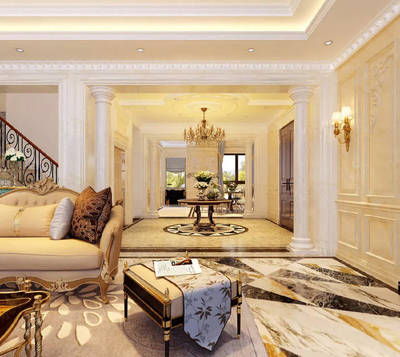 滇池ONE-820平米歐式輕奢風(fēng)格別墅裝修案例