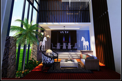 現代簡約別墅臥室裝修效果圖