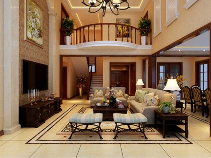 美式花園別墅裝修效果