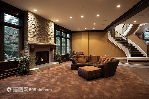 別墅客廳的奢華裝潢藝術