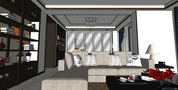 精品別墅室內(nèi)草圖大師模型設計圖下載指南